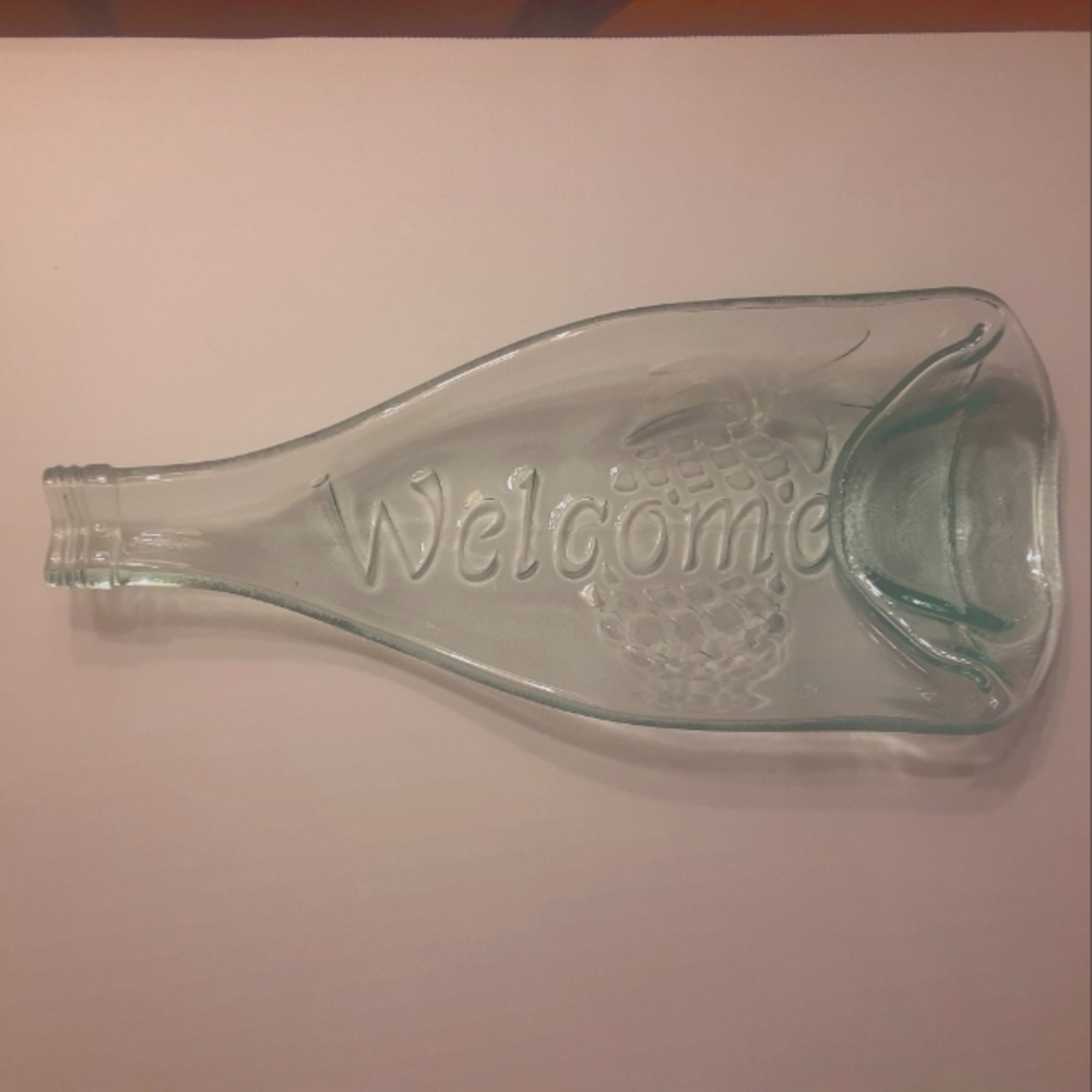 Flat Glass Bottle Tray/Plate